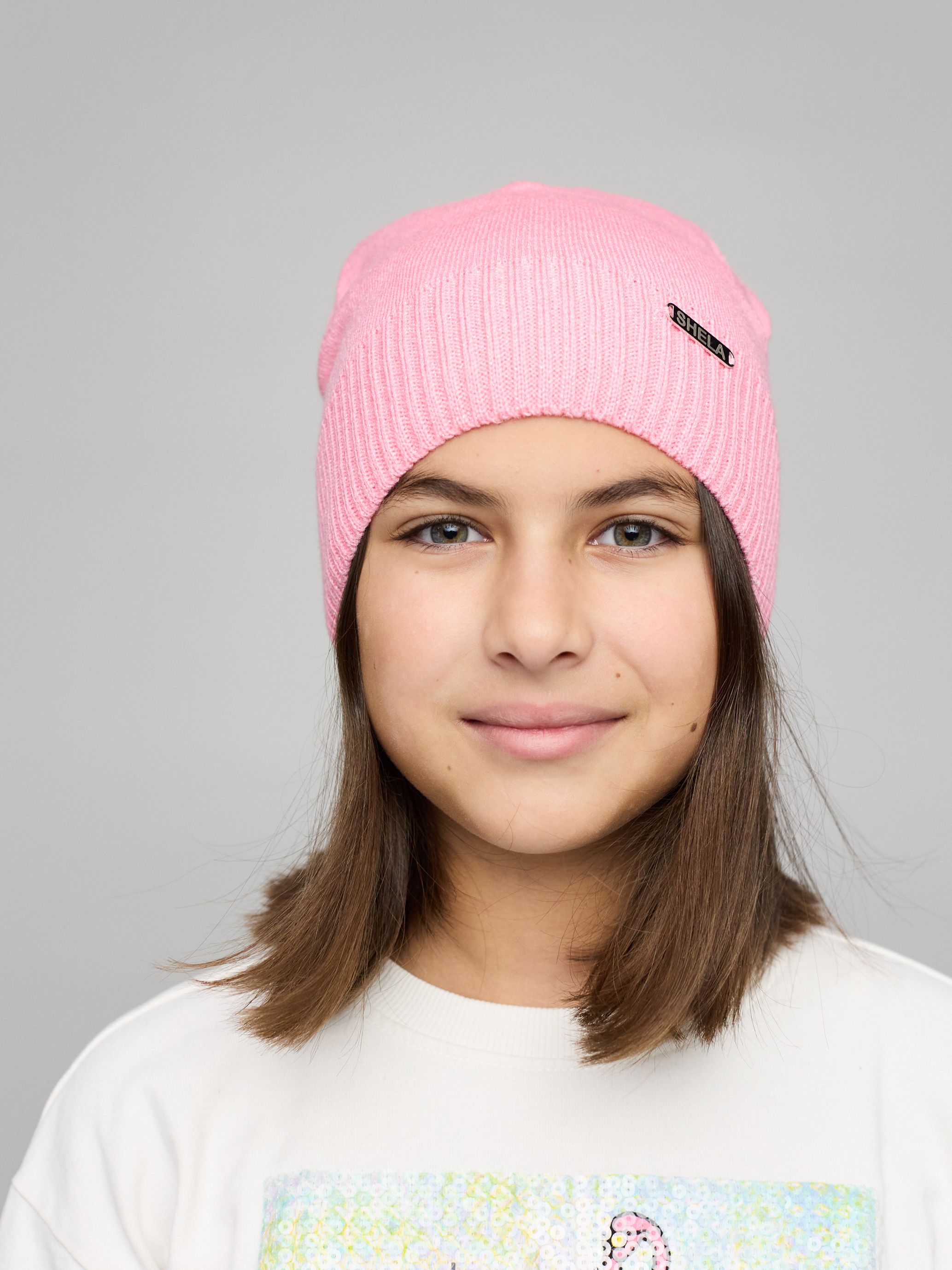 

Зимняя шапка Sample Shela 50-54 см Розовая
