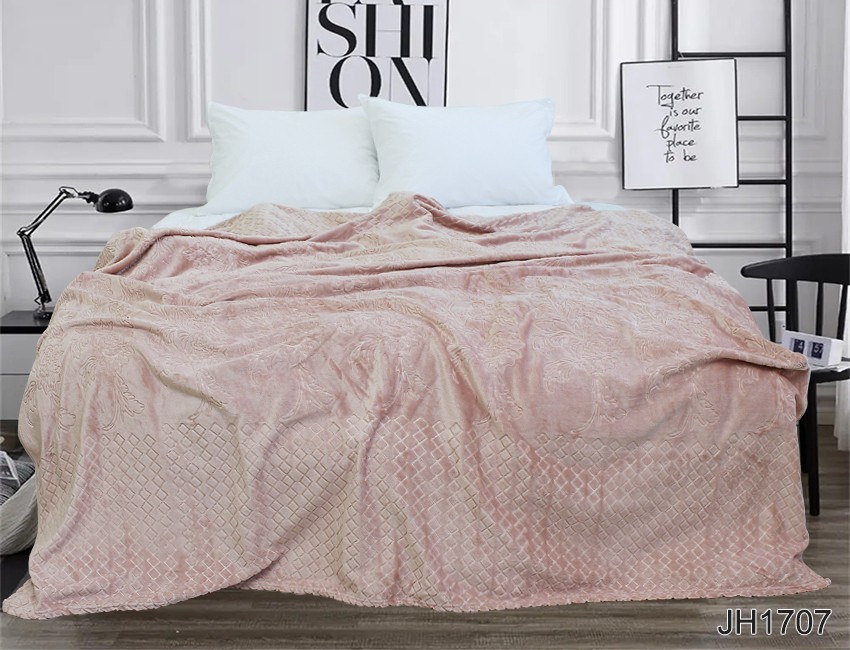 

Плед велсофт (тиснение) TAG tekstil JH1707 200х220