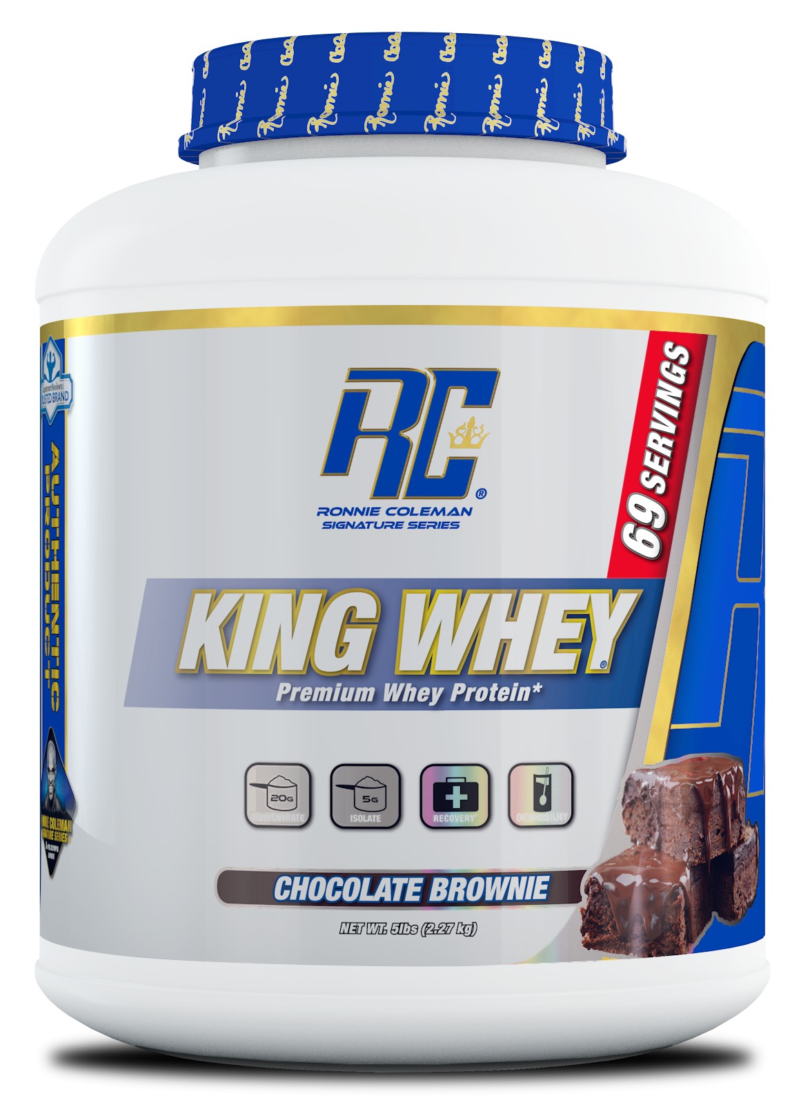 

Протеин Ronnie Coleman King Whey Chocolate Brownie 5lb/2270g