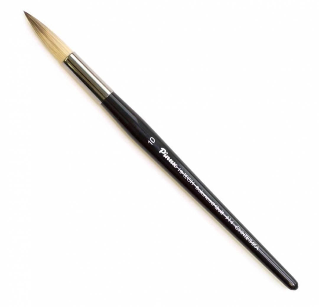 

Кисть Pinax Hi-Tech Balanced Quill Синтетика Кругла №10 сер 914