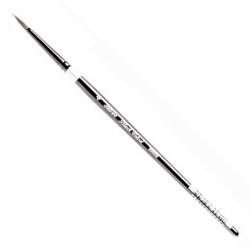 

Кисть SILVER BRUSH BLACK VELVET SQUIRREL & RISSLON BRUSH 3000S кругла №4