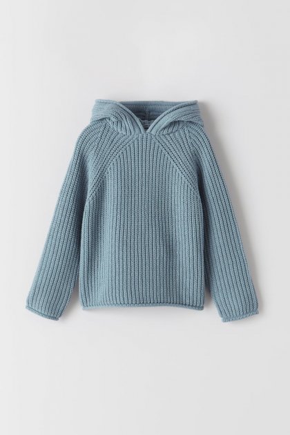 

Кофта худі Zara д5852 блакитний 140