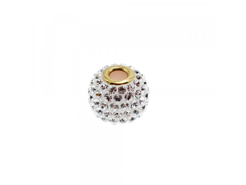 

Золотая бусина Шарм с Фианитами 14К (585 проба) Sky Jewelry 001842