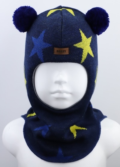

Зимняя шапка шлем Beezy для мальчика 1402-63-21 Мишка р. 2 (50-53 см)
