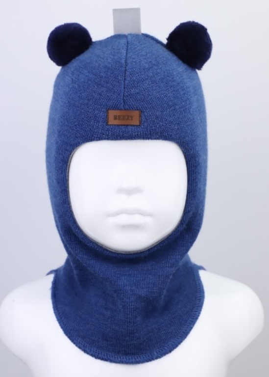 

Зимняя шапка шлем Beezy для мальчика 1402-09-21 Мишка р. 1 (47-49 см)