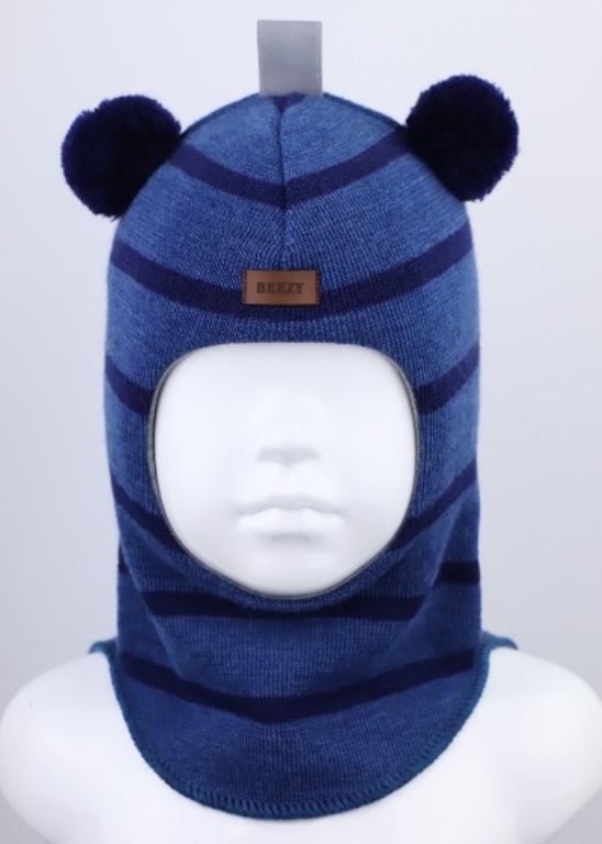 

Зимняя шапка шлем Beezy для мальчика 1402-48-21 Мишка р. 0 (44-46 см)