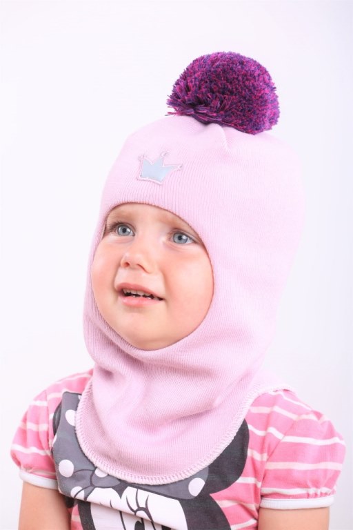 

Зимняя шапка-шлем Ruddy для девочки 2210-15-22 Зефир р. 4 (от 56 см)