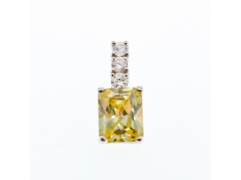 

Серебряный Кулон с желтым и белым фианитом Sky Jewelry 002397