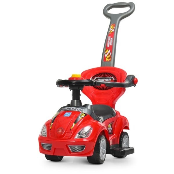 

Машинка каталка толокар с ручкой Bambi M 4205-3 с ручкой и музыкальным эффектом красная
