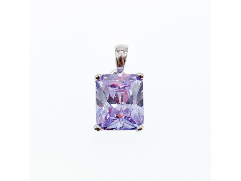 

Серебряный кулон 925 пробы с танзанитом Натуральный Sky Jewelry 002319