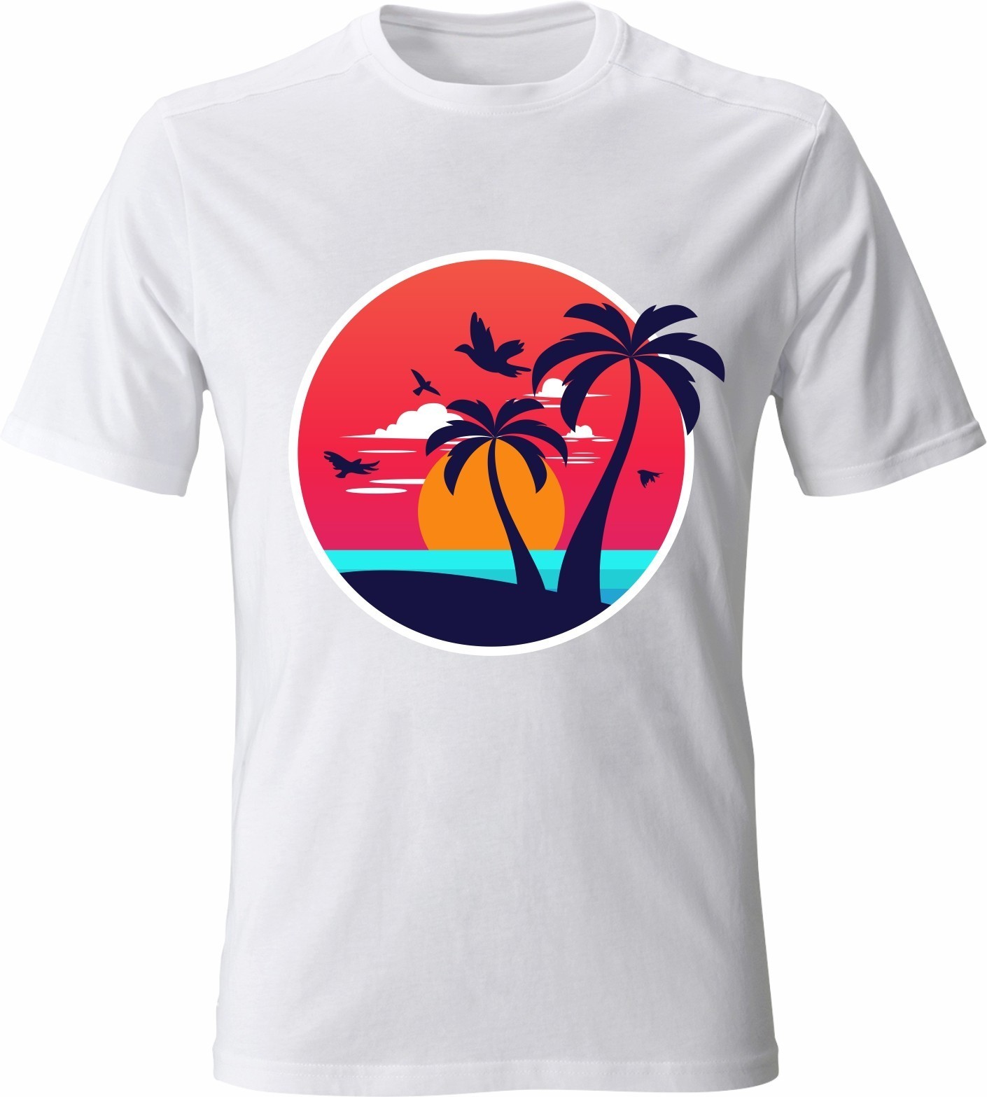 

Футболка Vivay Sunset  Белая (6270, Футболка Vivay Sunset M Белая (6270)
