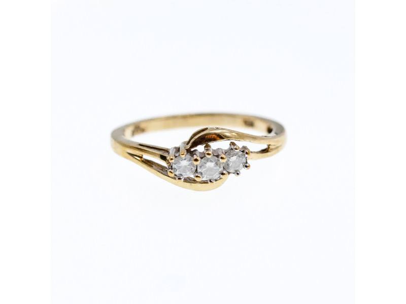 

Золотое Кольцо с камнями Лейкосапфир 10К (417 проба) Натуральный Sky Jewelry 002144