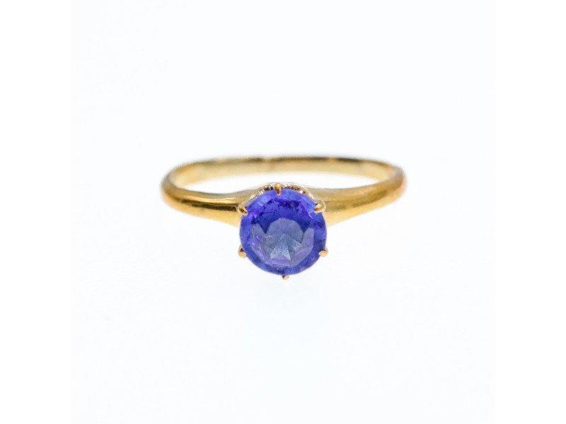 

Золотое Кольцо с Танзанитом Королева Натуральный Sky Jewelry 002348