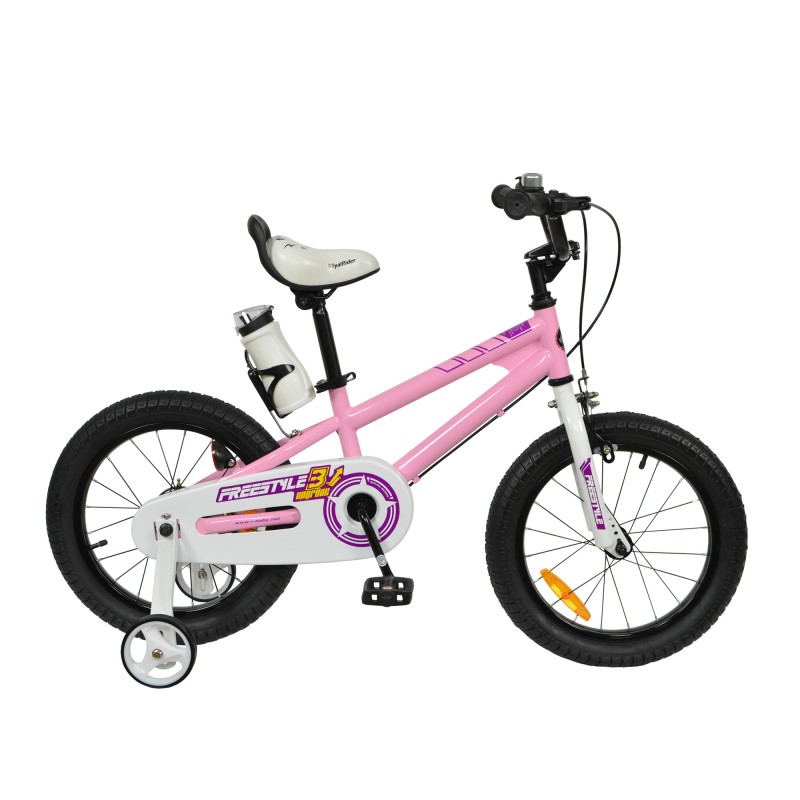 

Велосипед RoyalBaby Freestyle 16", Official UA, розовый, код: RB16B-6-PNK