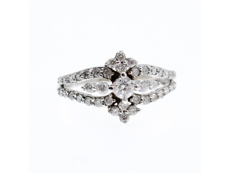 

Золотое кольцо 14К (585 проба) с Бриллиантами Натуральный Sky Jewelry 001820