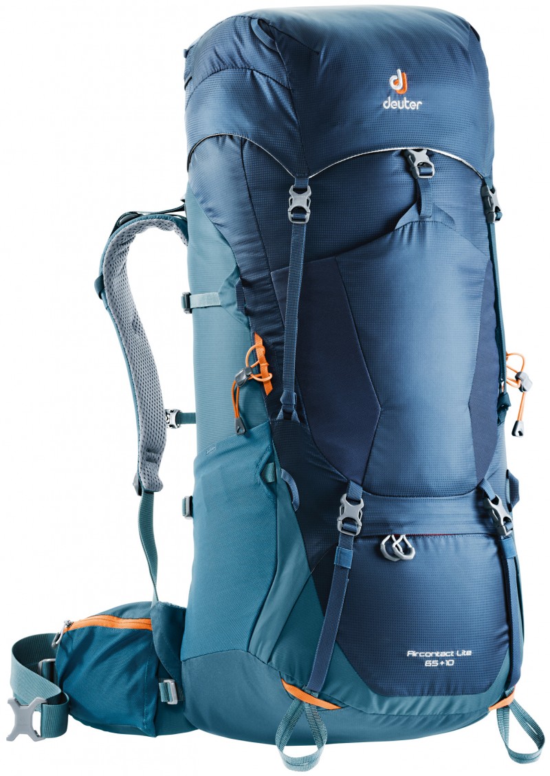 

Рюкзак Deuter Aircontact Lite 65+10 цвет 3396 navy-arctic (4340318 3396)