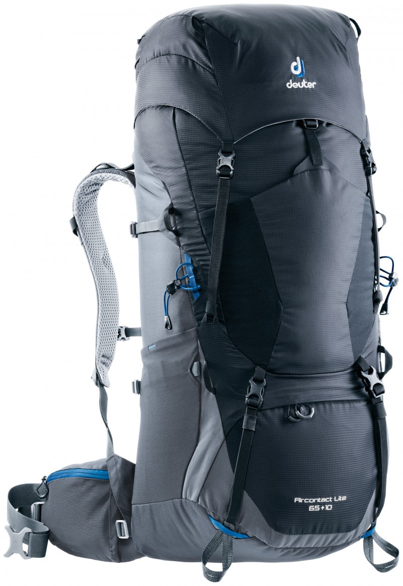 

Рюкзак Deuter Aircontact Lite 65+10 цвет 7403 black-graphite (4340318 7403)