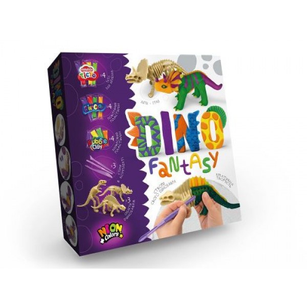 

Набор креативного творчества "Dino Fantasy" (укр) DF-01-02U