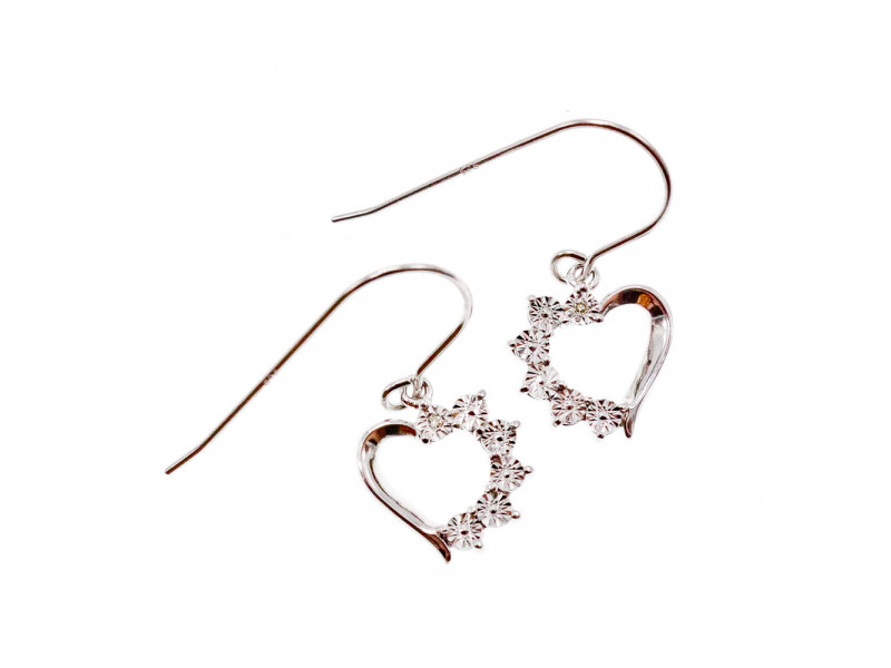 

Серебряные Серьги *Сердце* Sky Jewelry 002101