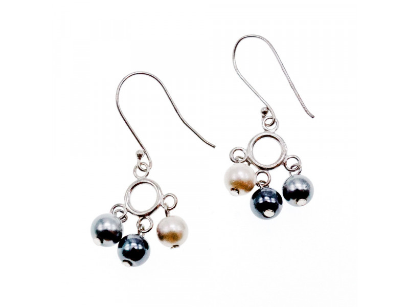 

Серебряные Серьги с Жемчугом 925 проба Натуральный Sky Jewelry 002097