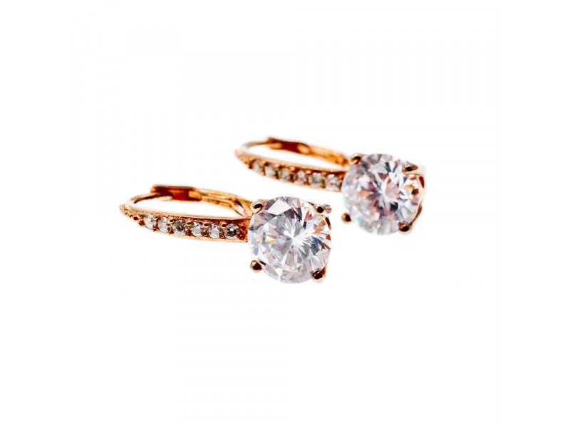 

Серебряные Серьги в позолоте с фианитами Сияй Sky Jewelry 002784