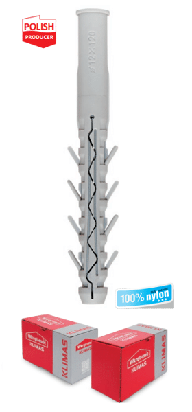 

Дюбеля рамные KPR-12х100 с удлиненной распорной частью, нейлон (50 шт)