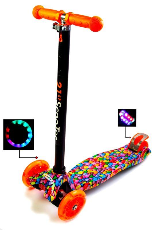 

Самокат Scooter Maxi Caramel 2 Светящиеся колёса (SD 919955165)