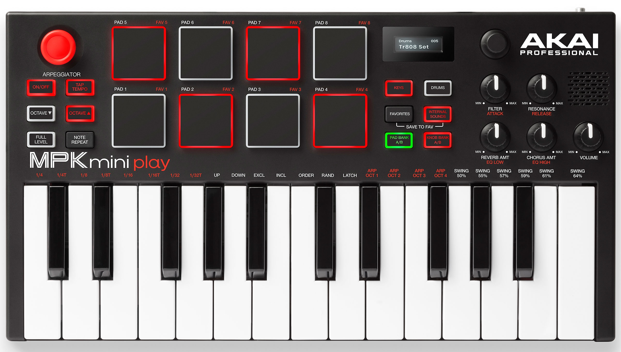 

MIDI-клавиатура AKAI MPK Mini Play