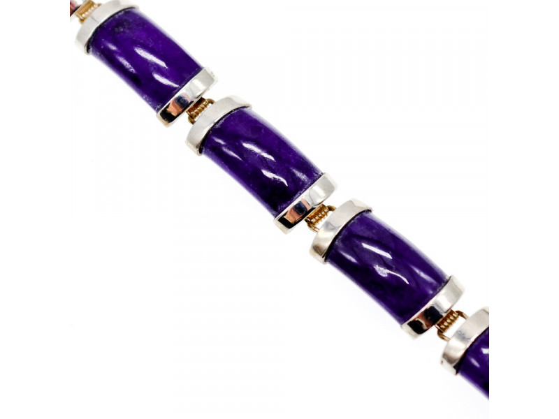

Серебряный браслет с агатом Натуральный Sky Jewelry 003589