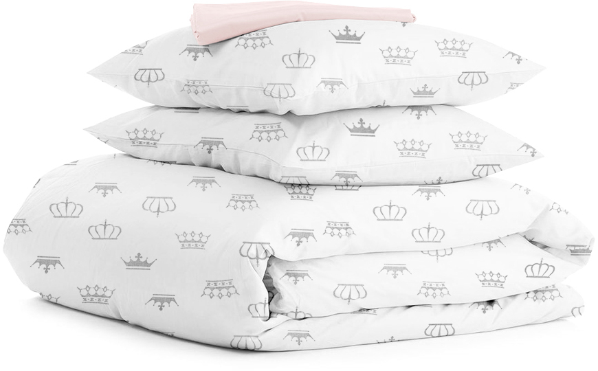 

Комплект постельного белья Cosas Crown White Rose 2x160x220 см