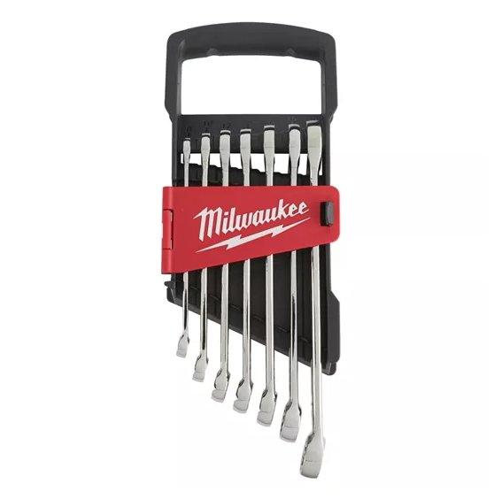 

Набір метричних ключів рожково накидних Milwaukee 7шт 4932464257