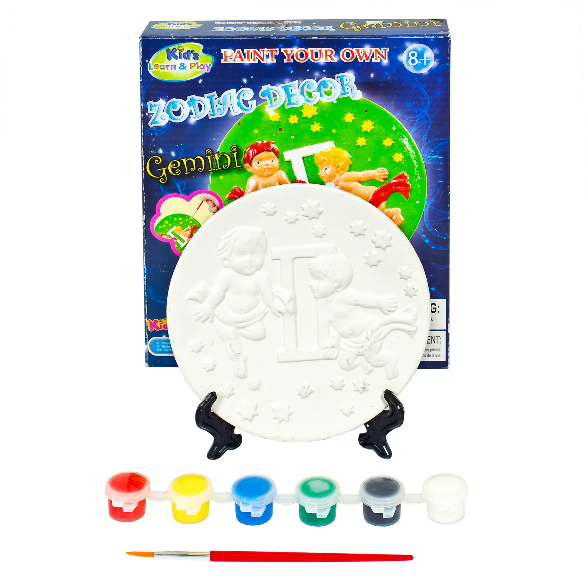 

Набор для творчества гипсовая раскраска Создай свой знак Зодиака KID'S TOYS (68671-82/GEMINI)