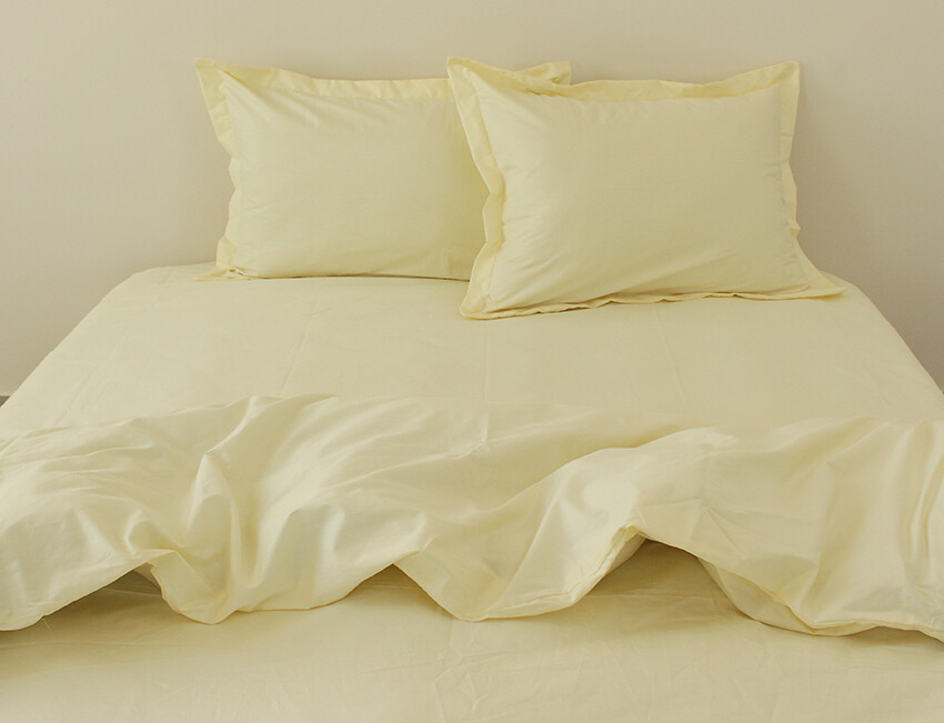 

Комплект постельного белья Люкс Сатин повышенной плотности на молнии ИВОРИ 493 двуспальный 180*220, наволочки 50*70