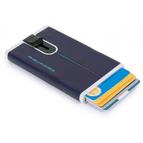 

Кредитница Piquadro BL SQUARE/N.Blue PP4825B2R_BLU2 Маленький синий