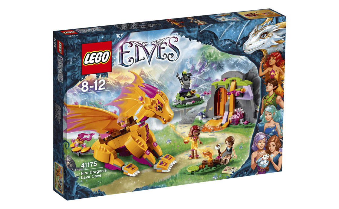 

Конструктор LEGO Лавова печера дракона вогню 441 деталей (41175)