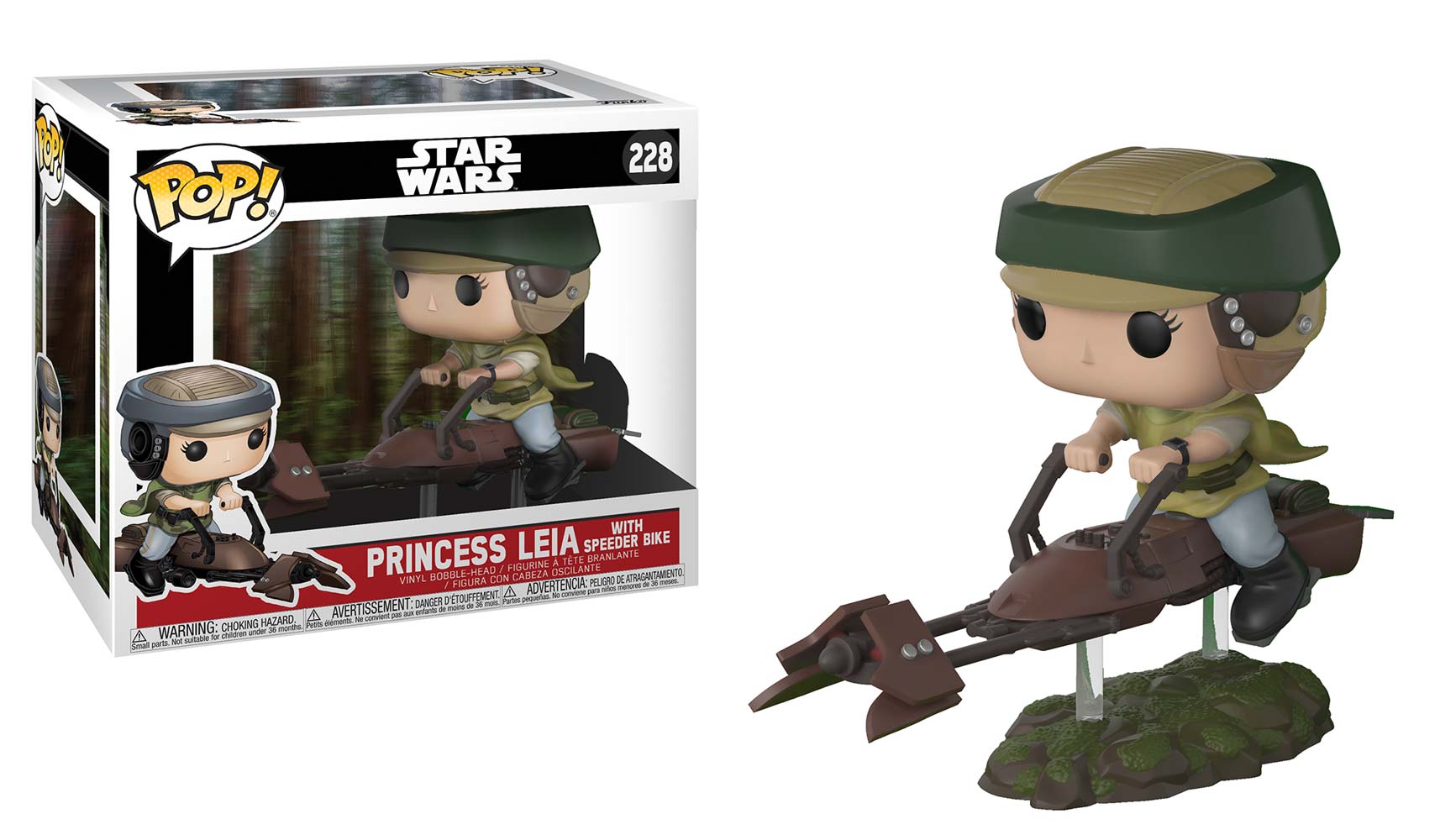 

Игровая фигурка Funko POP! Серии Звездные Войны: Возвращение джедая - Принцесса Лея, 9,6 см