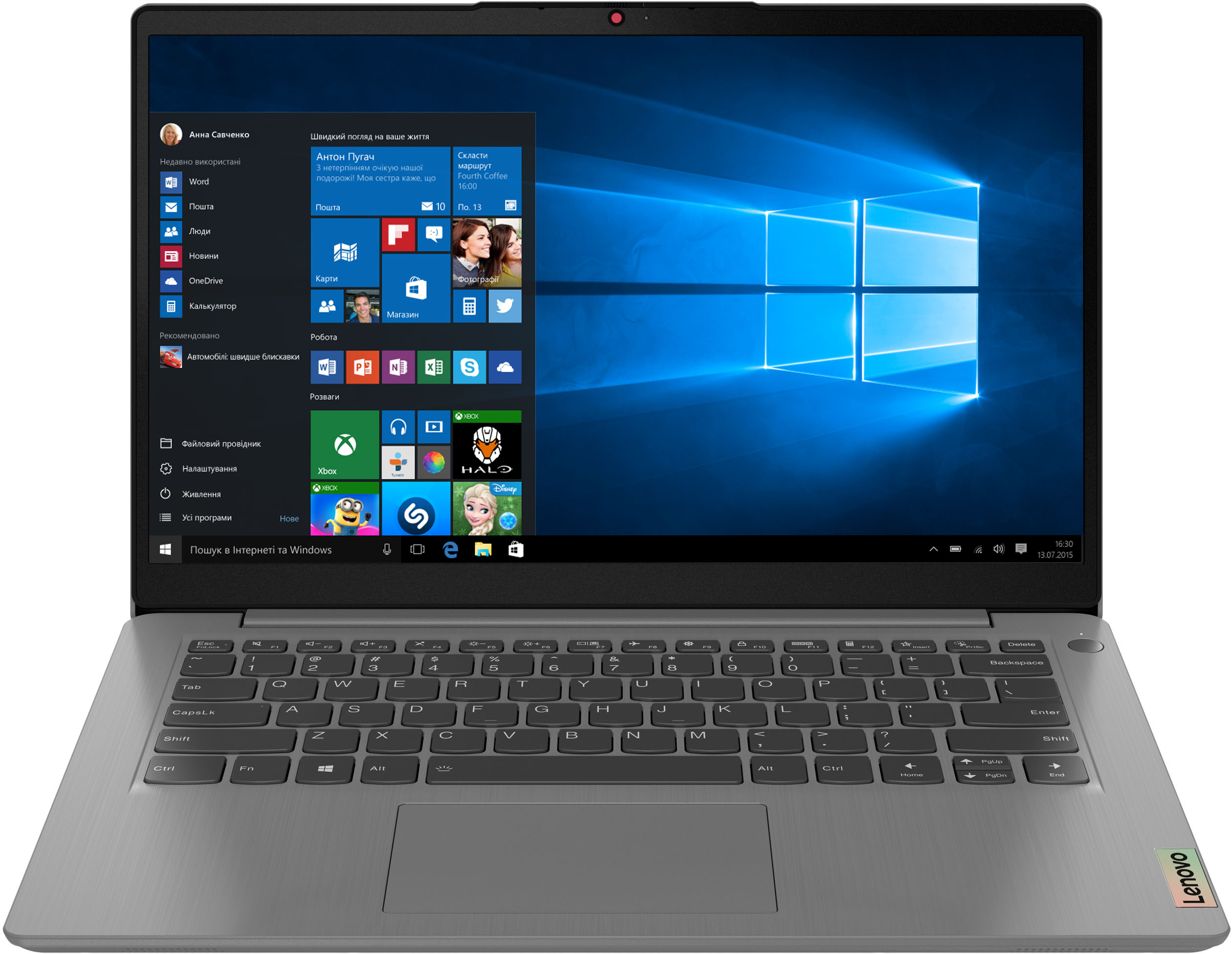 

Ноутбук Lenovo IdeaPad 3 14ITL6 (82H700L0RA) Arctic Grey Суперцена!!!