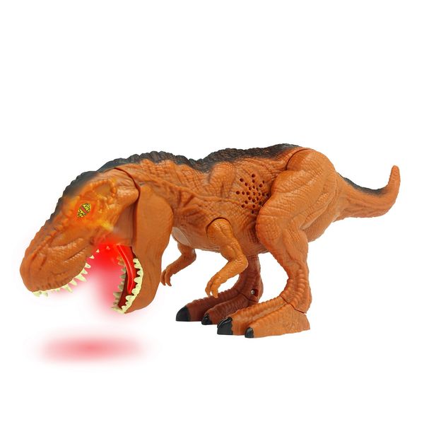 

Игрушка Могучий Мегазавр T-Rex рычащий и кусающий 30 см. (80086-1)