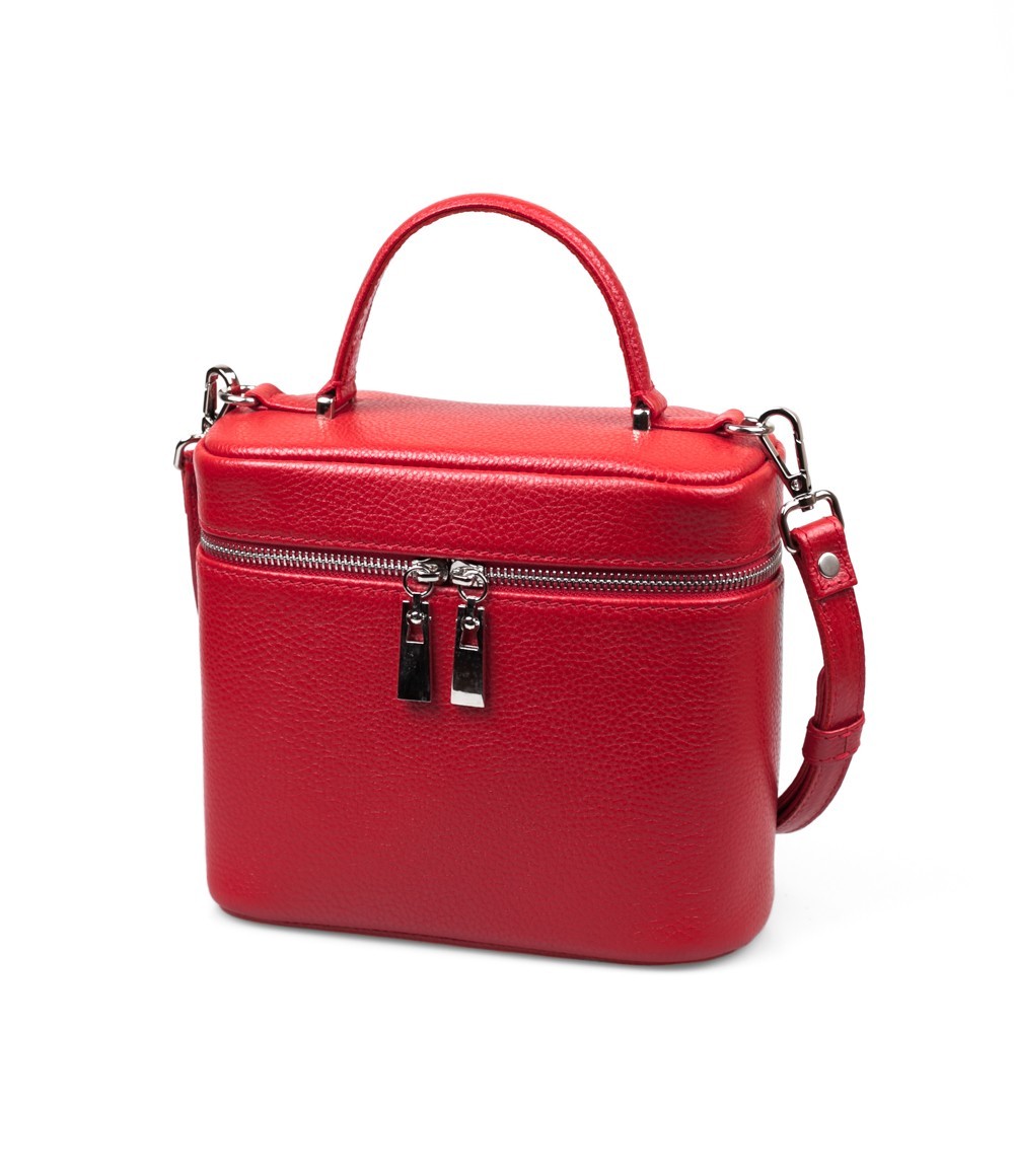 

Кожаная сумочка Intent Tube С115 красный