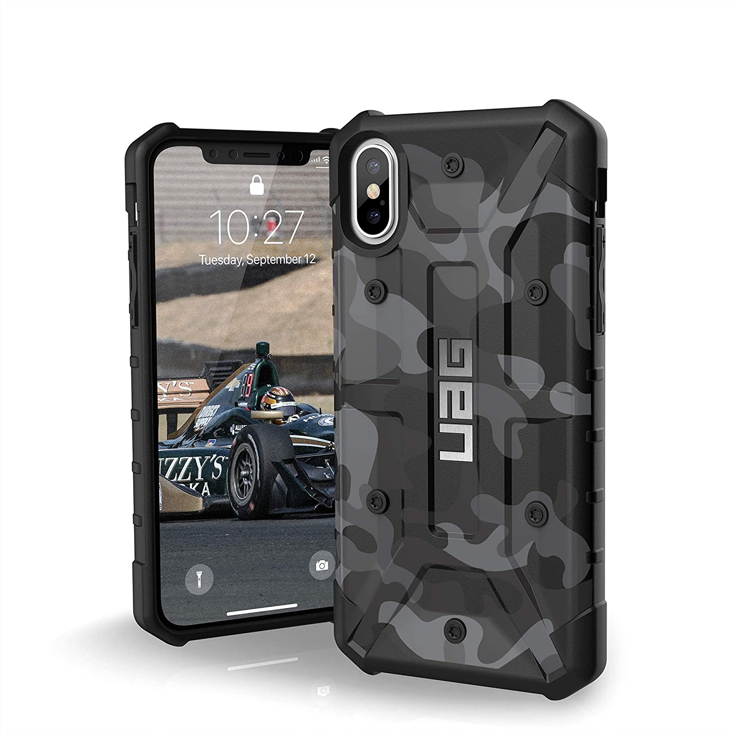 

Чехол противоударный милитари UAG Pathfinder SE IPHX-A-BC для Iphone X/XS (5.8") Camo Midnight