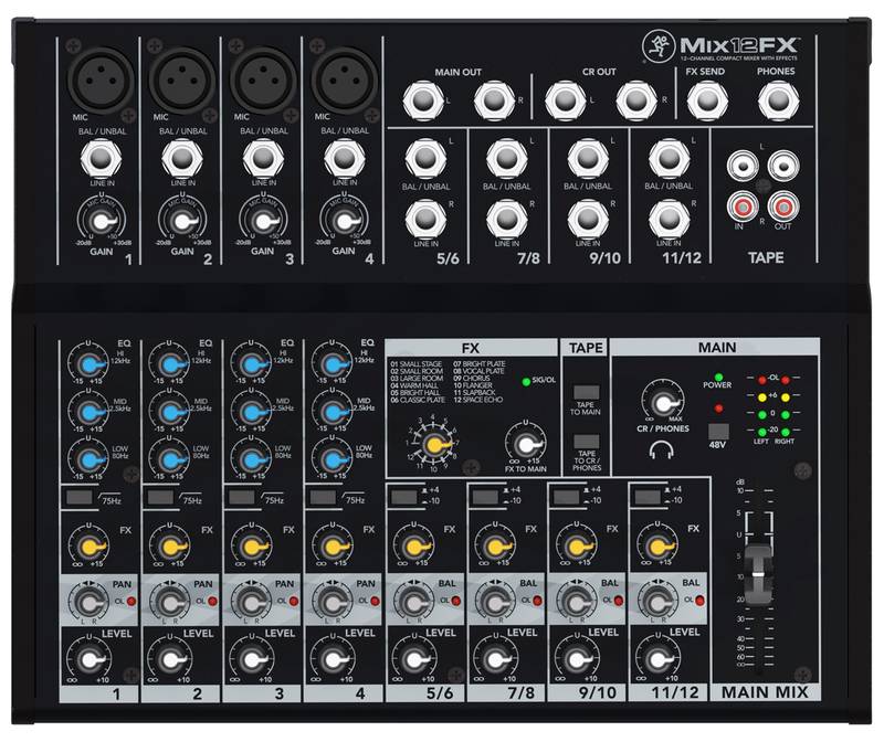 

Цифровой микшерный пульт MACKIE MIX12FX 78749