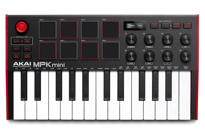 

MIDI контроллер и MIDI клавиатура AKAI MPK MINI MK3 200683