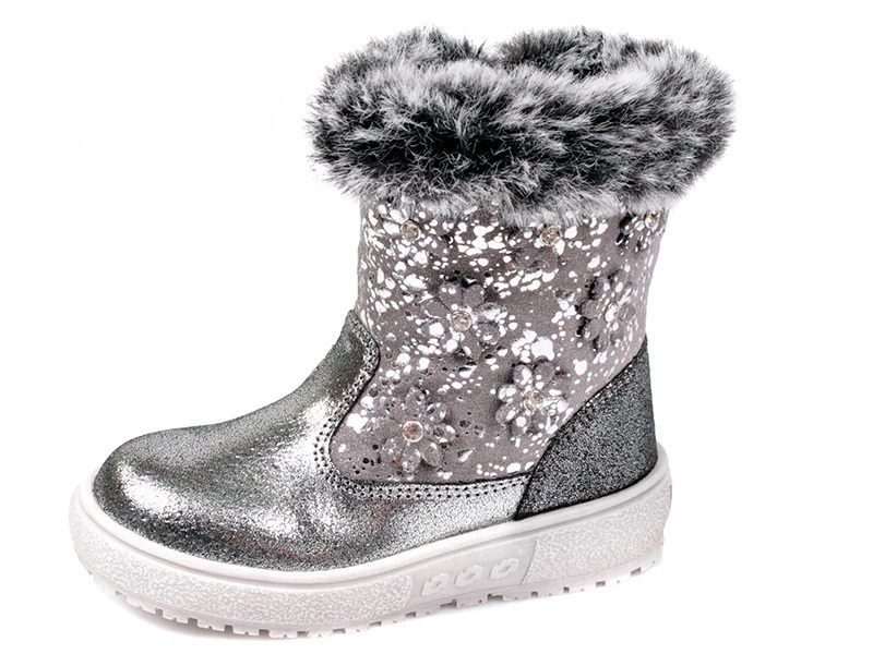 

Сапоги зимние для девочки WeeStep серебряный ck104 25