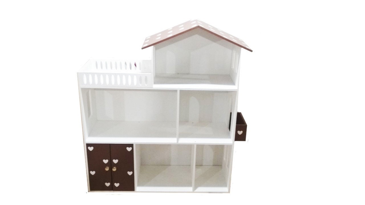 

Кукольный Домик KiddyRoom 3 этажа Коричневый