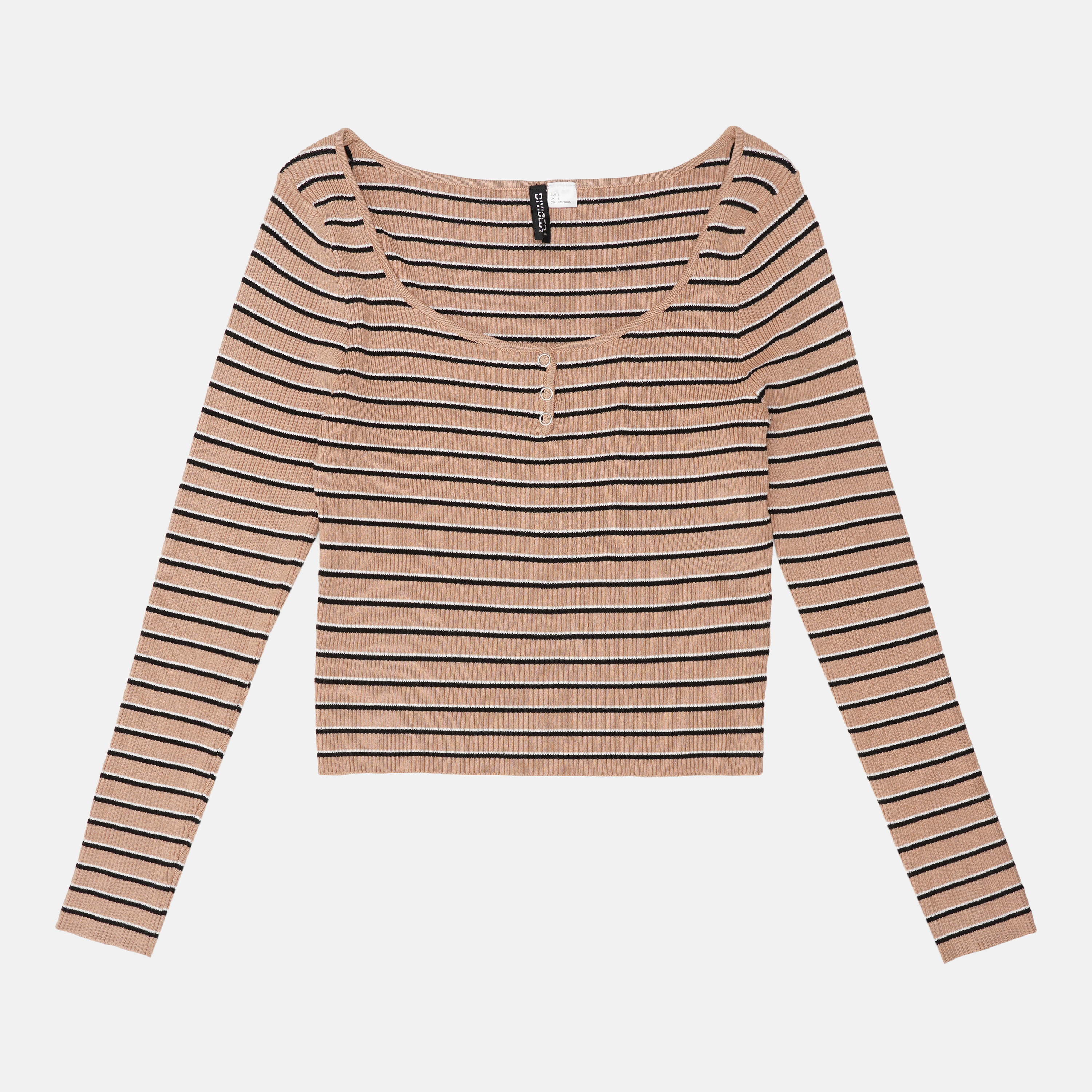 

Джемпер H&M  бежевый полоска 17037762990, Джемпер H&M XS бежевый полоска 17037762990