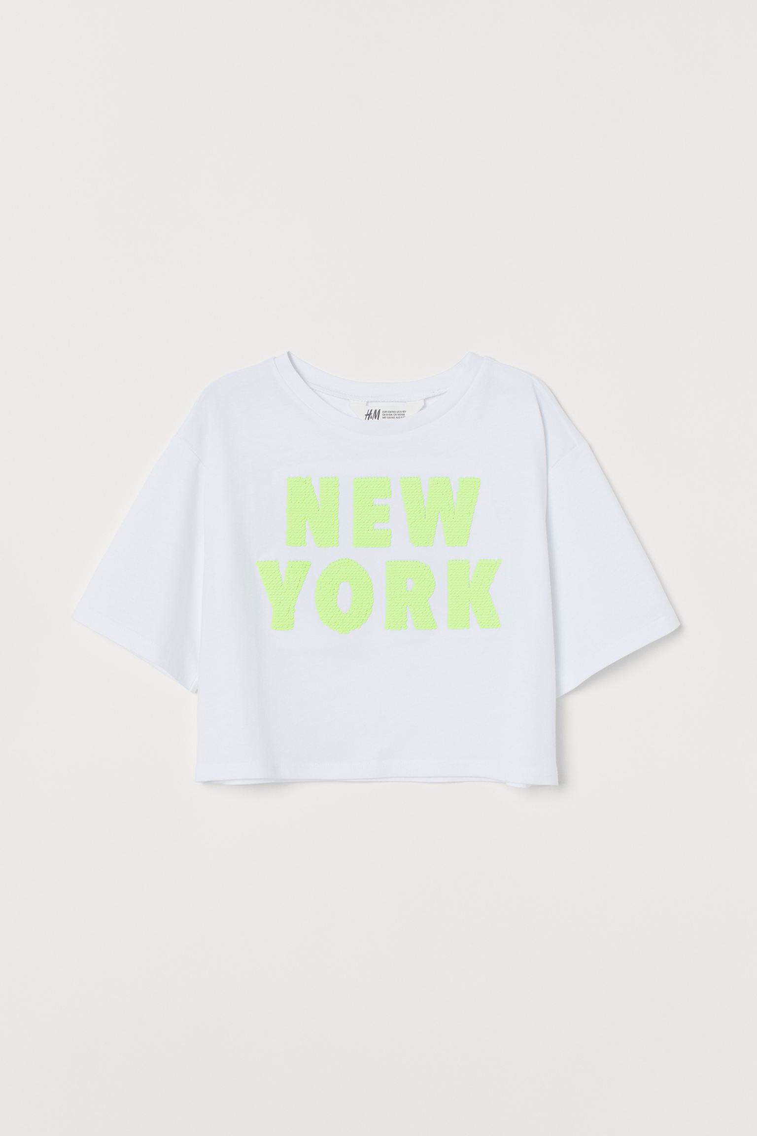 

Футболка H&M 146 152см белый надпись 23107441140