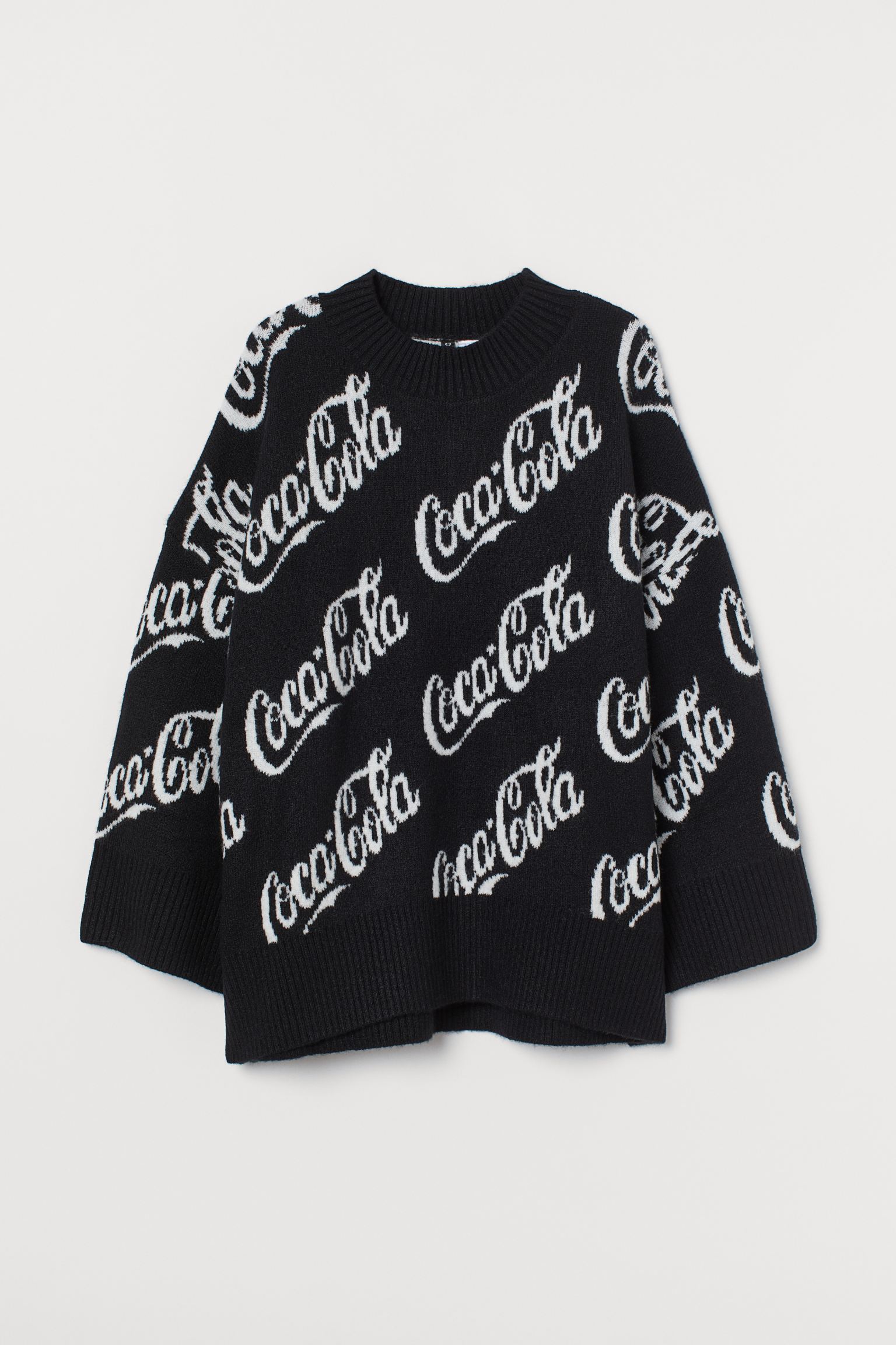 

Джемпер H&M L черно белый 1910888807