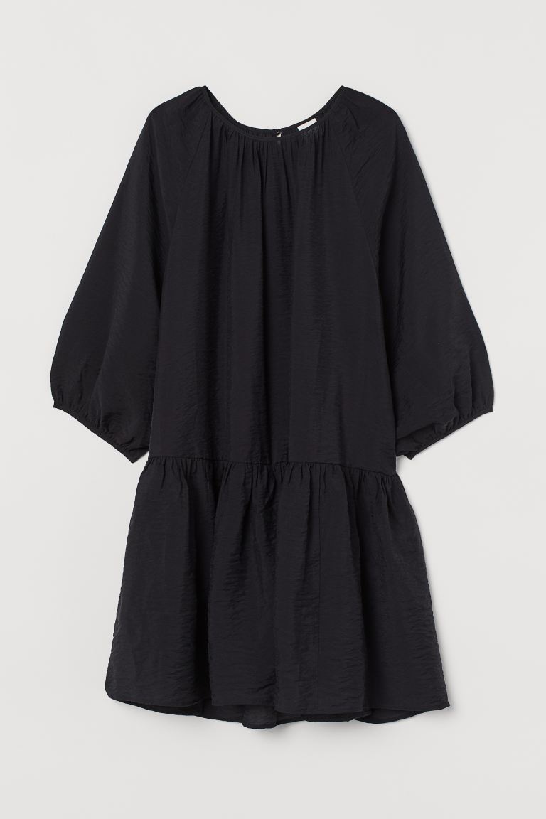 

Платье с пышными рукавами H&M 46