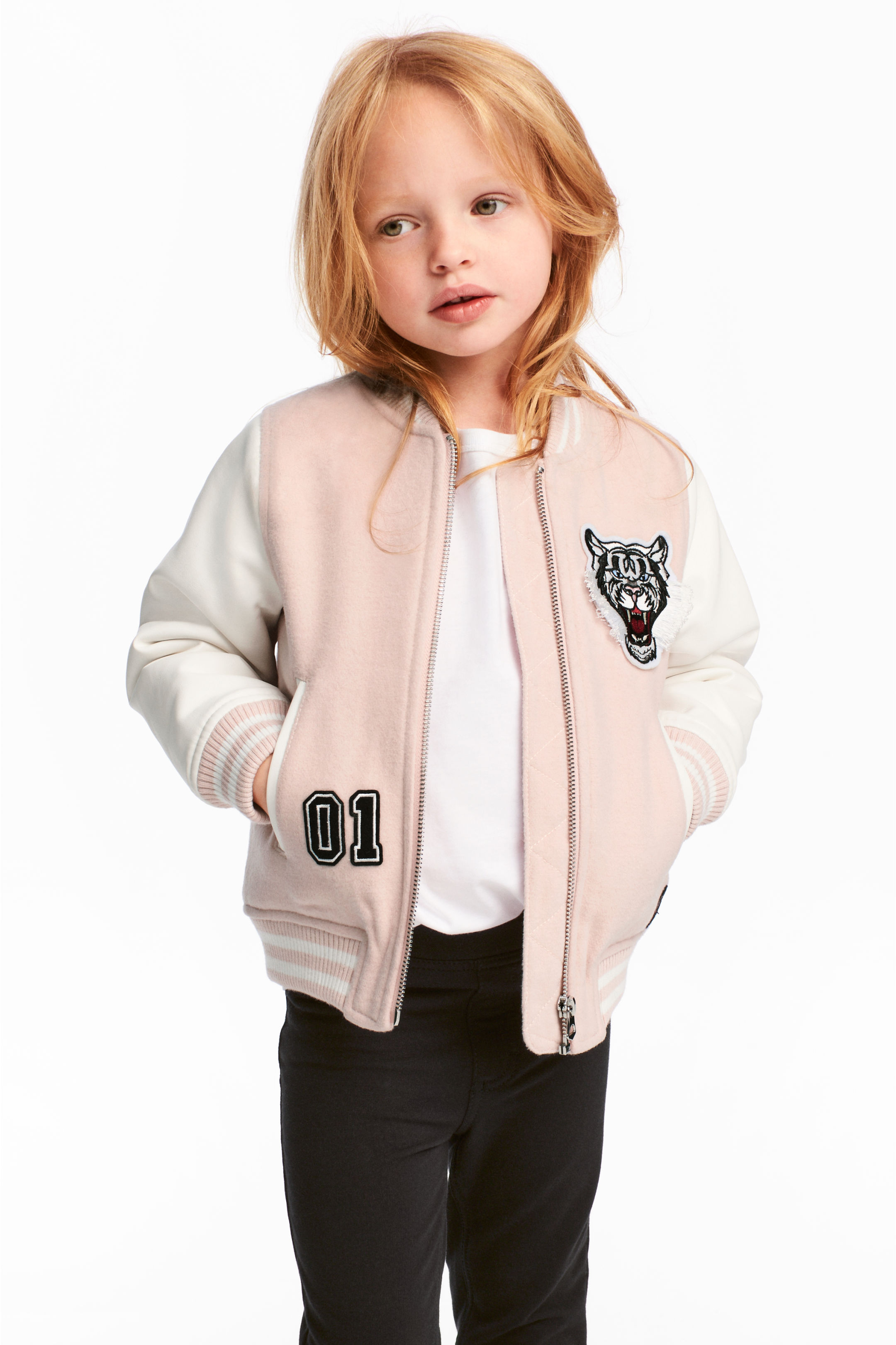 

Бомбер H&M 92см светло розовый 25104929466