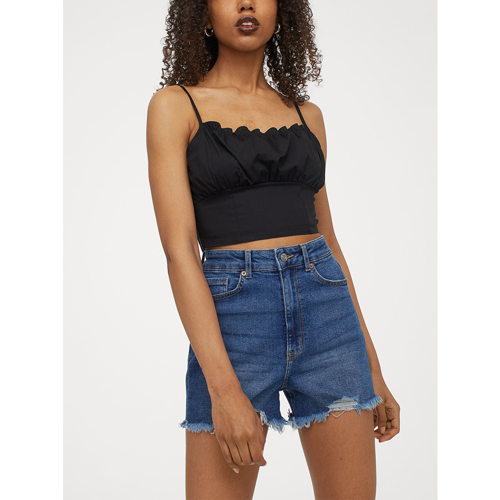 

Короткий топ из хлопка H&M 42